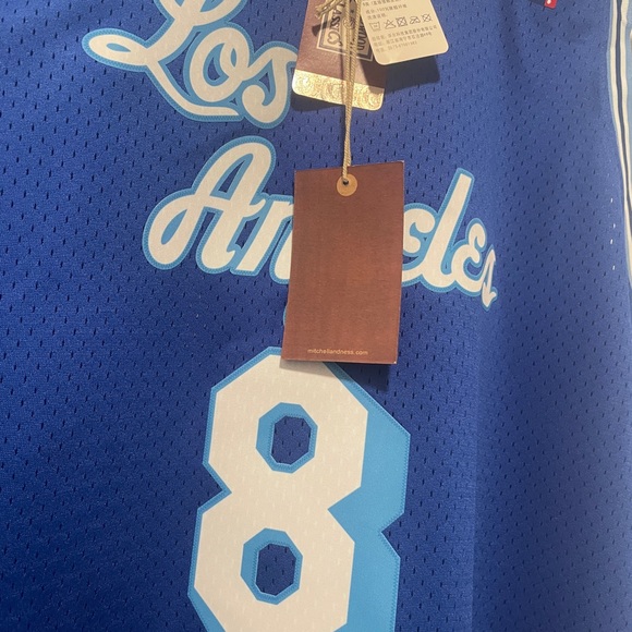 Lakers Jersey Size XL Mitchell & Ness Kobe Bryant NBA Basketball NWT Royal Blue - Picture 2 of 6
